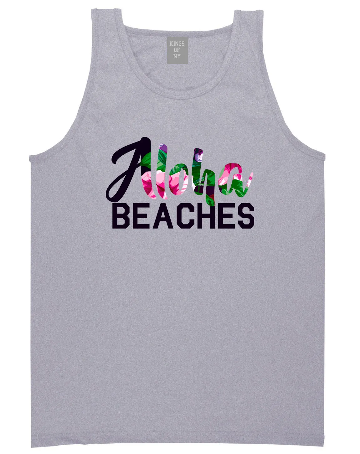 Aloha Beaches Mens Tank Top Shirt