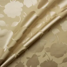 Beige Grosgrain Floral Jacquard (A 3m Piece)