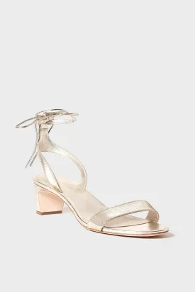 Champagne Jackie Ankle Wrap Sandal