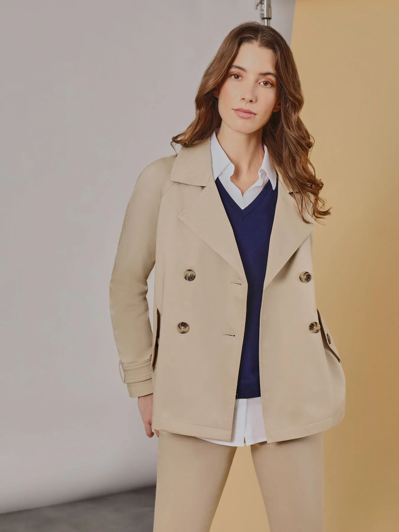 Double-Breasted Trench Coat