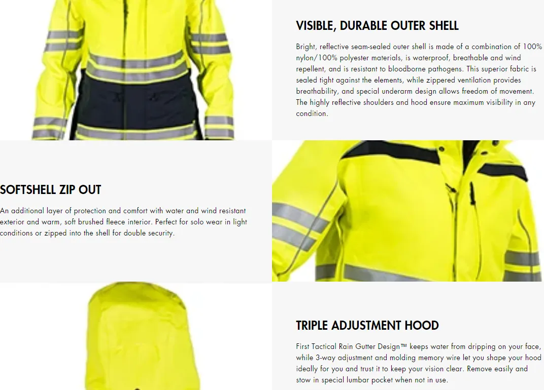 First Tactical Women's Tactix High-Vis Parka