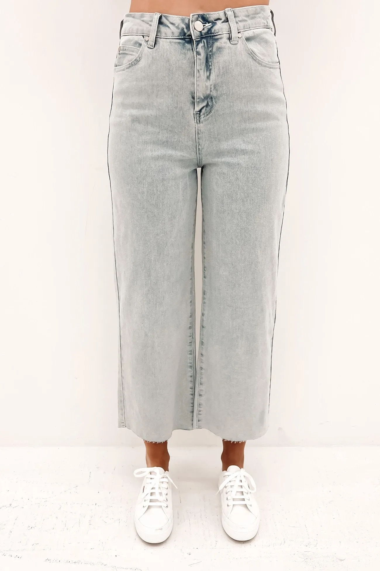 Haven Culotte Vintage Blue Wash