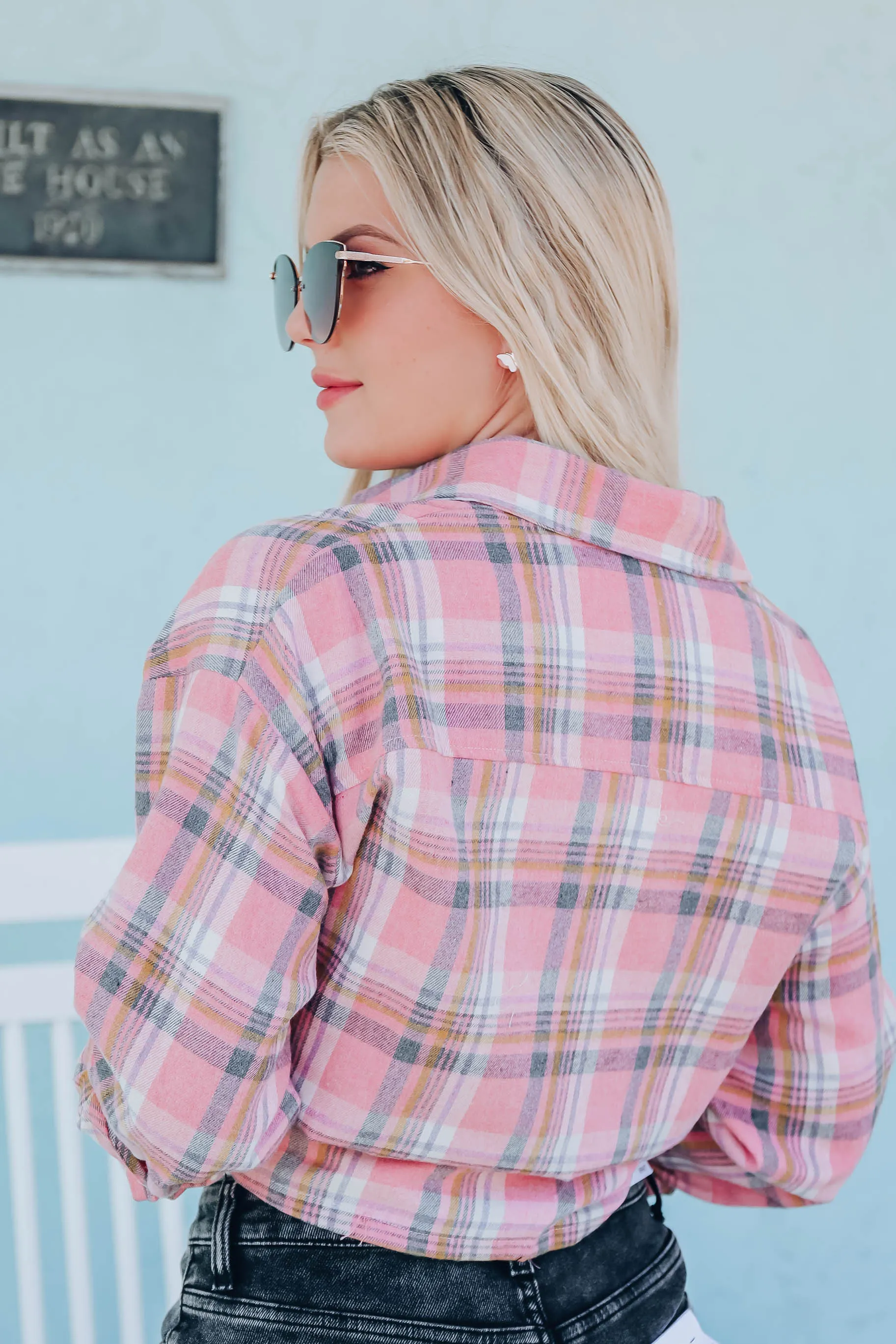 High Country Plaid Shirt - Pink