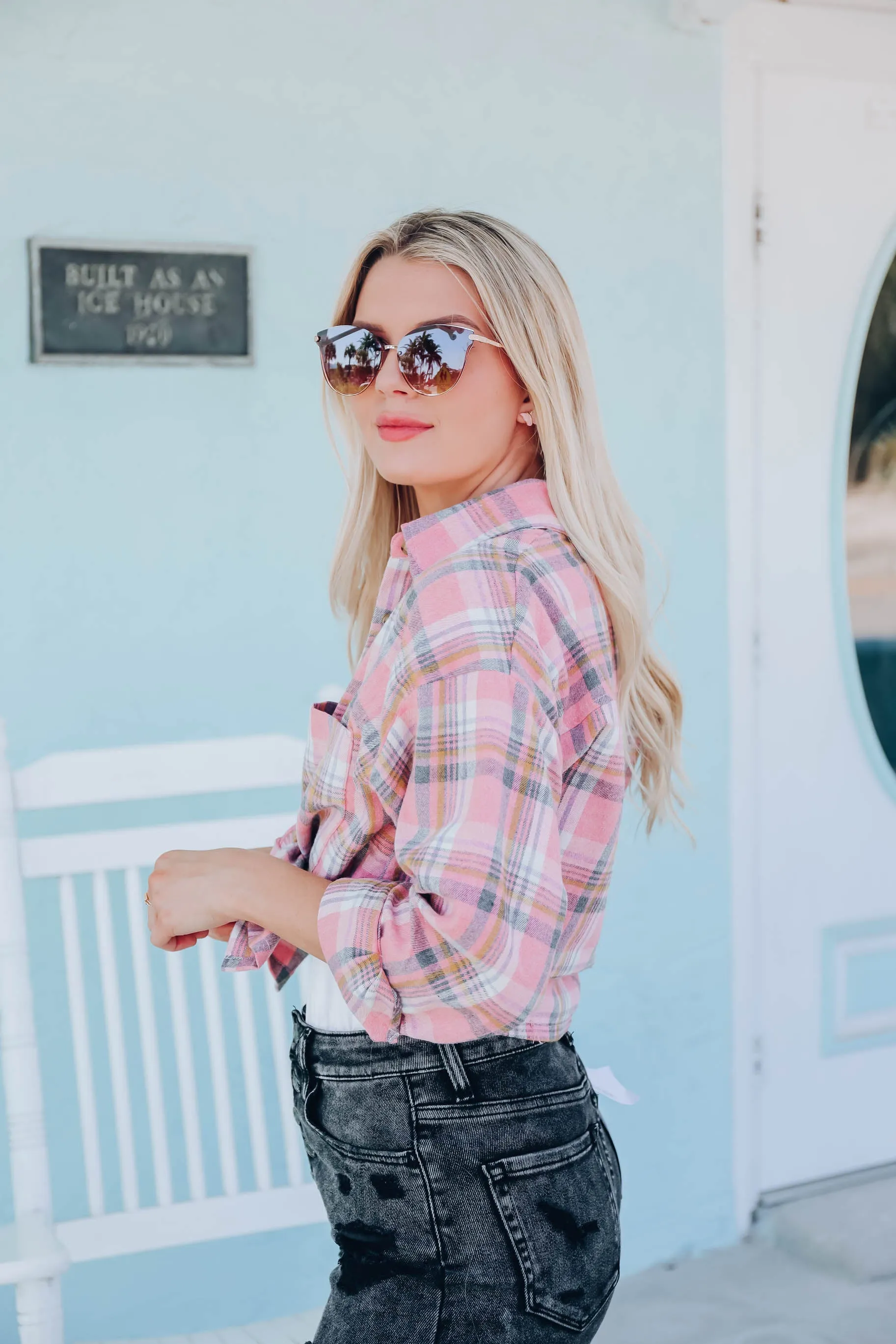 High Country Plaid Shirt - Pink