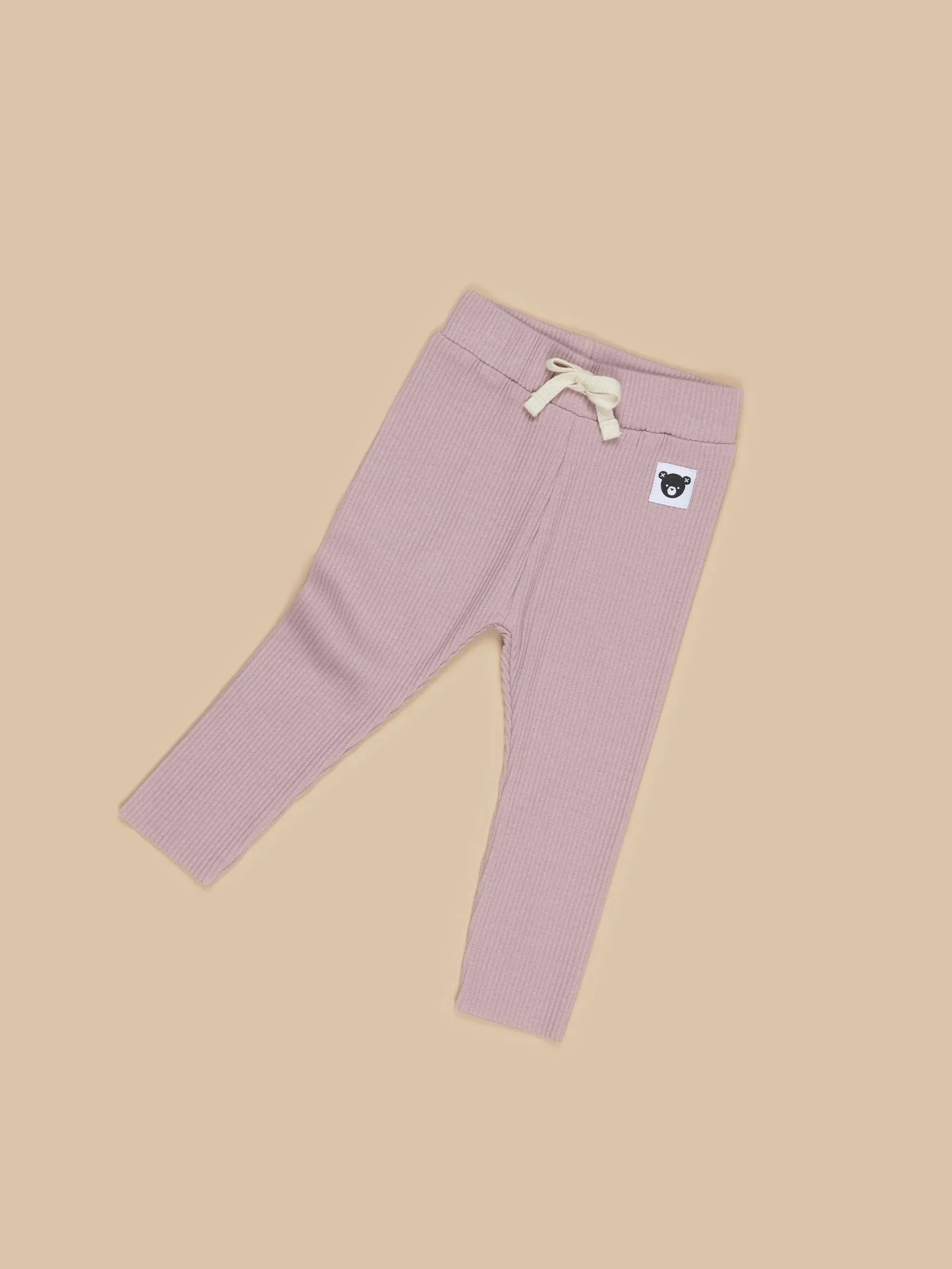 Huxbaby Lilac Rib Leggings