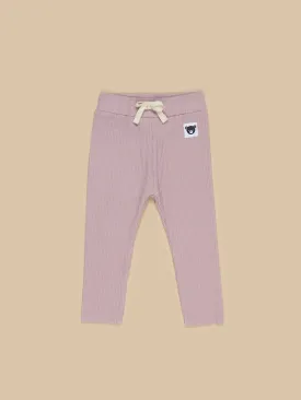 Huxbaby Lilac Rib Leggings