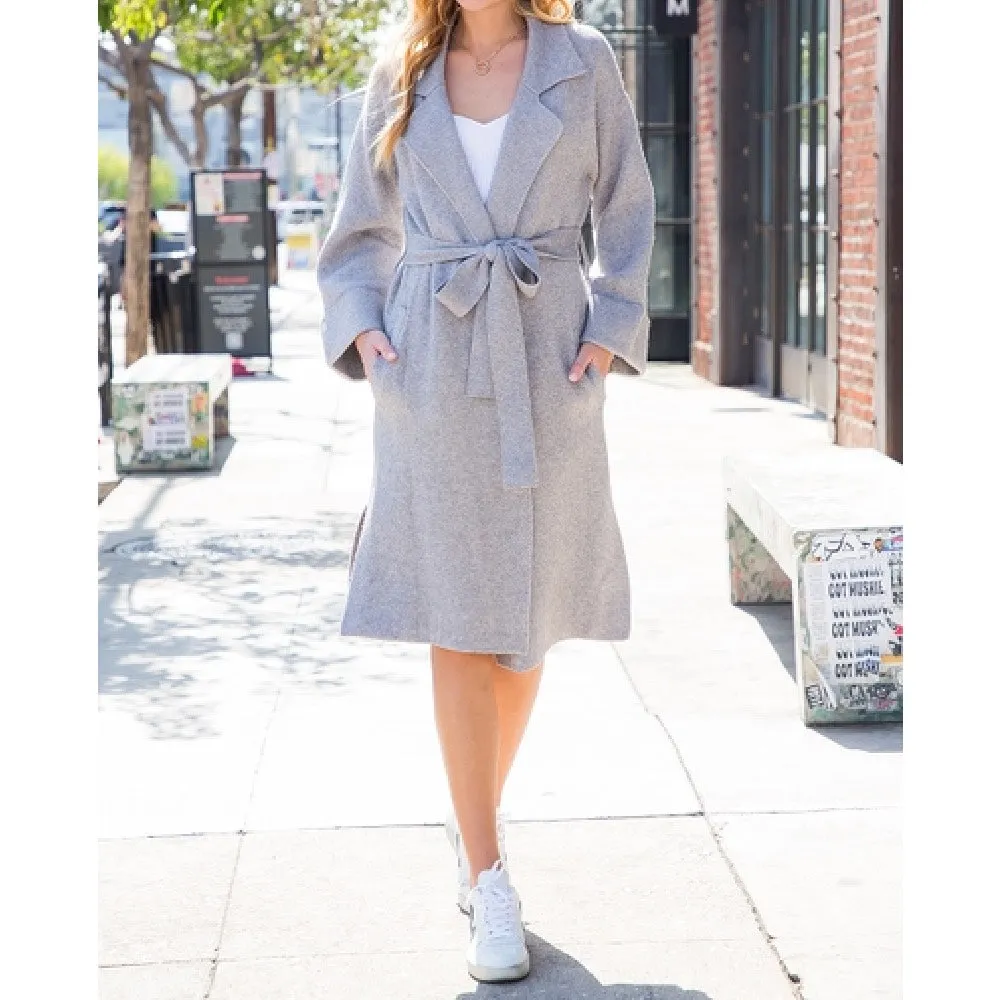 Knitted Trench Coat