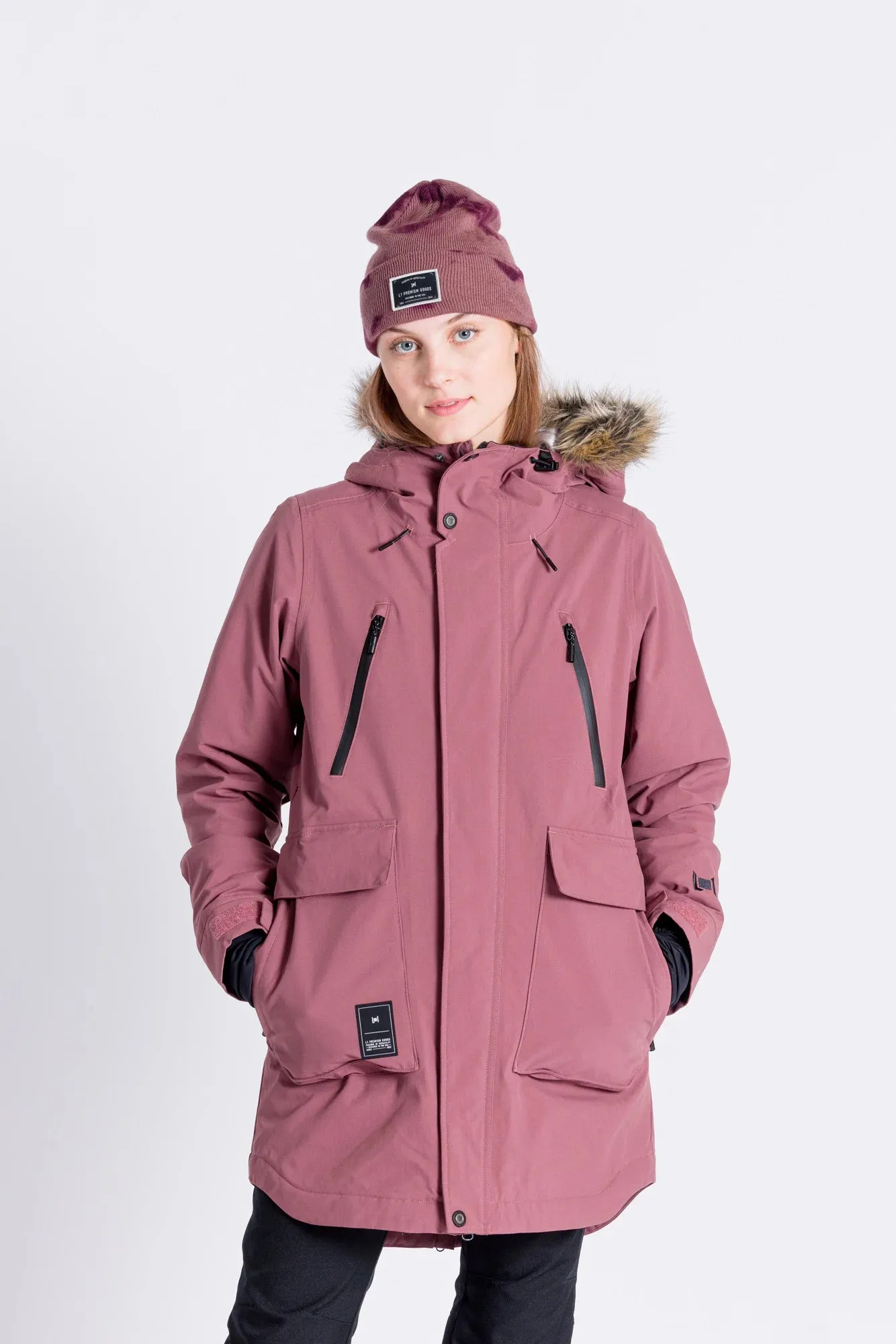 L1 Fairbanks Womens Jacket Burnt Rose