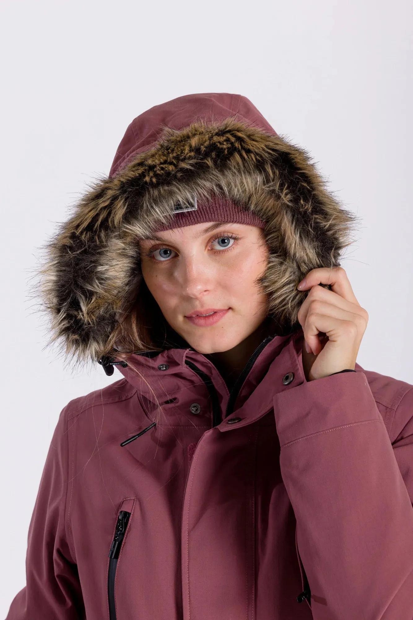 L1 Fairbanks Womens Jacket Burnt Rose