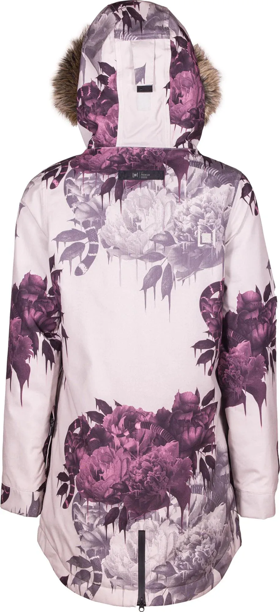 L1 Fairbanks Womens Jacket Ghosted Print