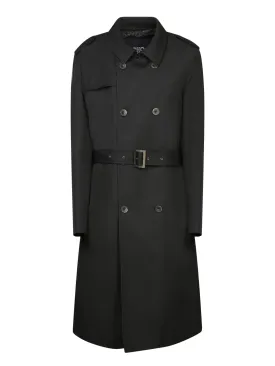 Long Black Trench Coat