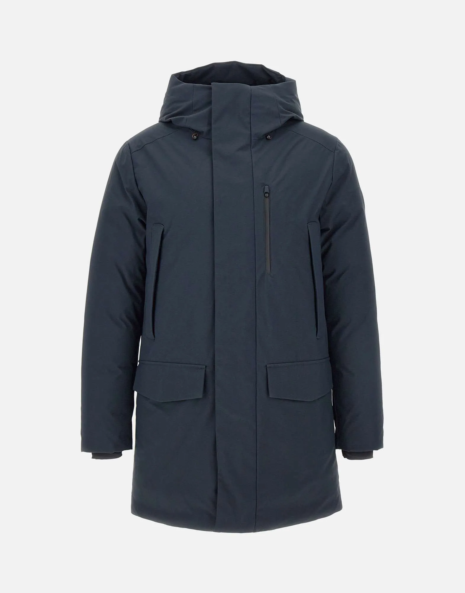 Men's Blue Parka with Hood