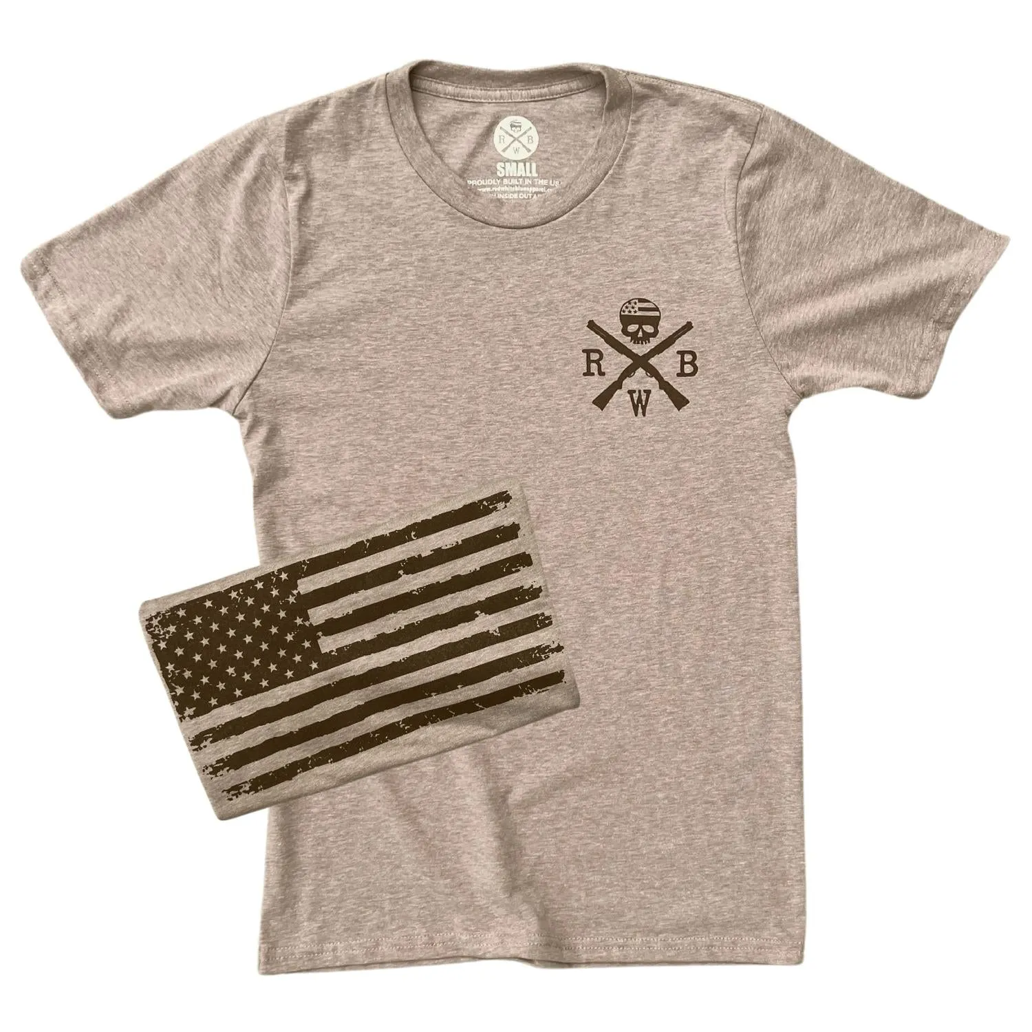 Men's Old Glory American Flag T-Shirt (Coyote)