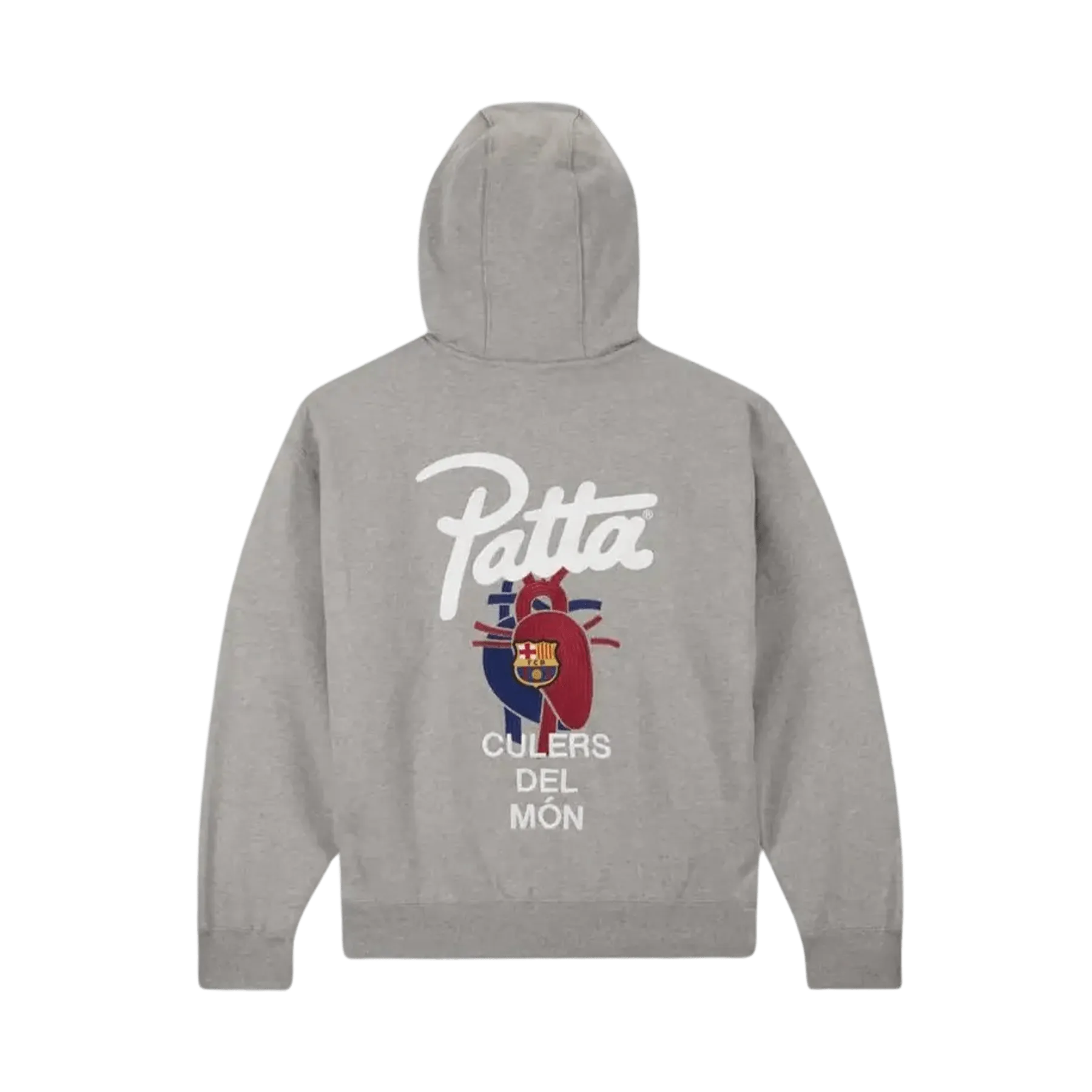 Nike FC Barcelona x Patta 'Culers del Món' Grey Hooded Sweatshirt