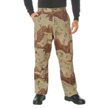 Relaxed Fit Zipper Fly BDU Pants