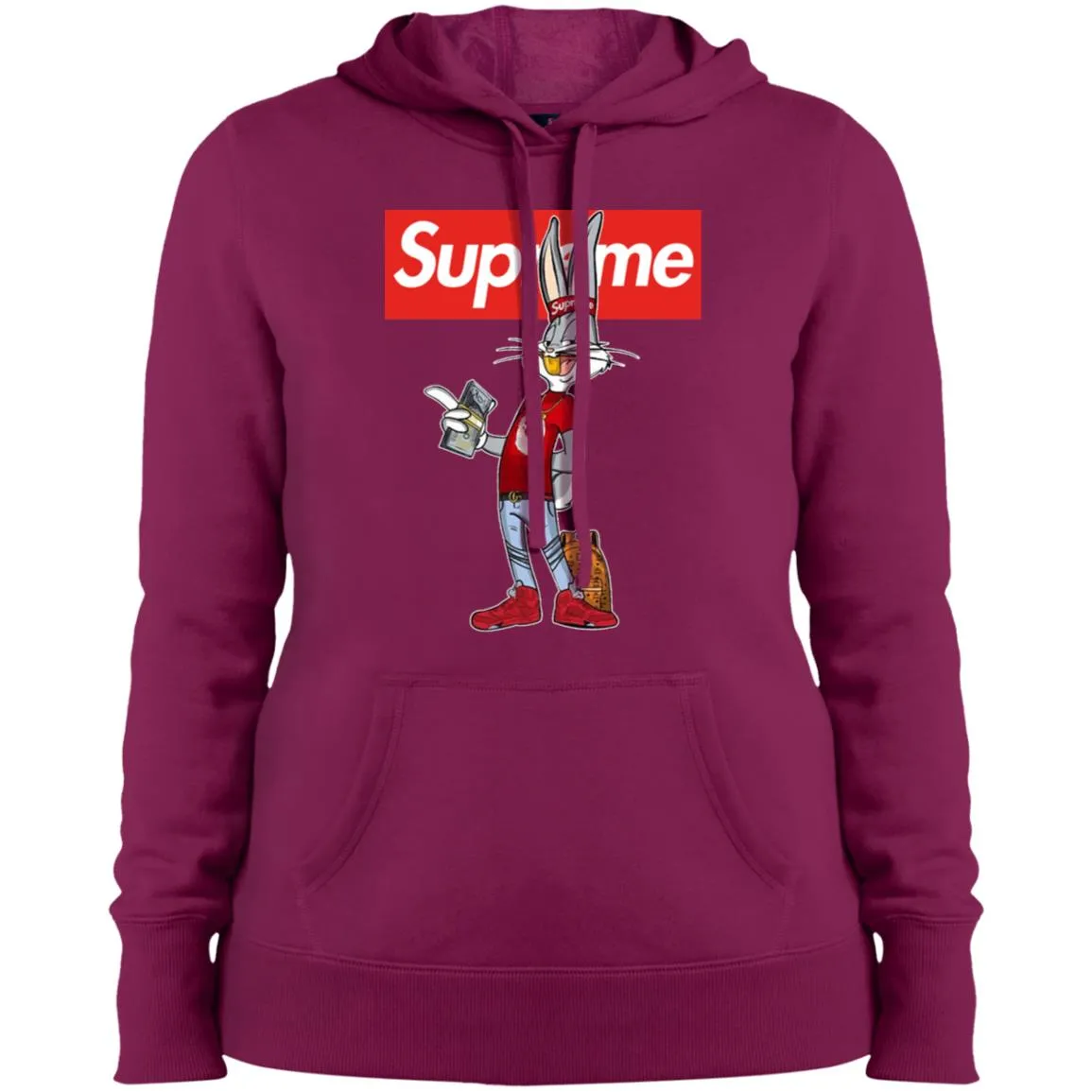 Supreme Rabbit Money Women Hooded Sweatshirt