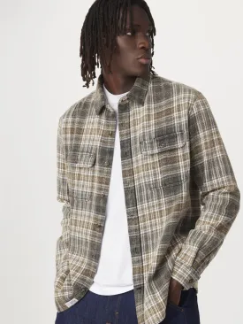 The Check Flannel Shirt in Grey