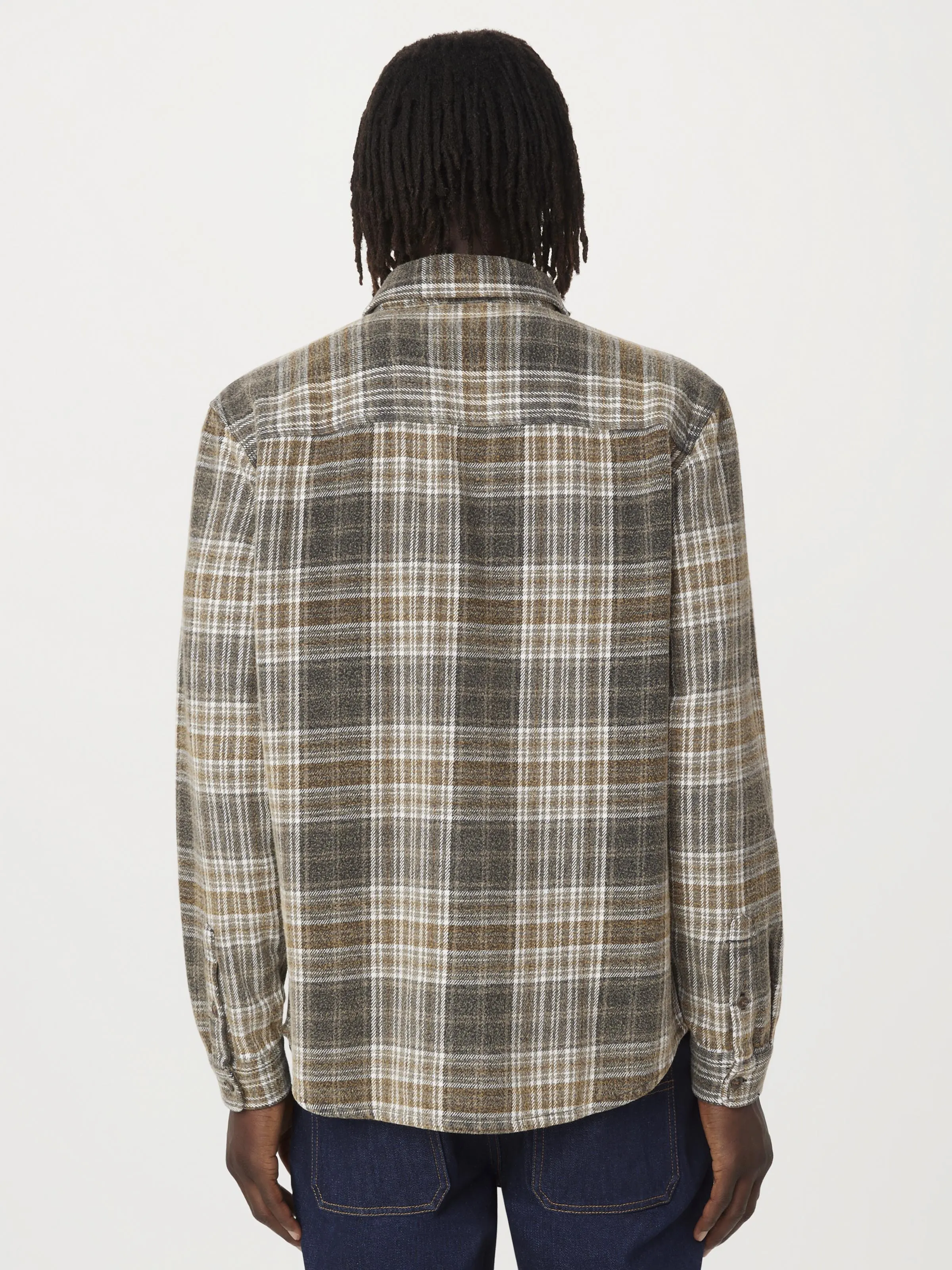 The Check Flannel Shirt in Grey