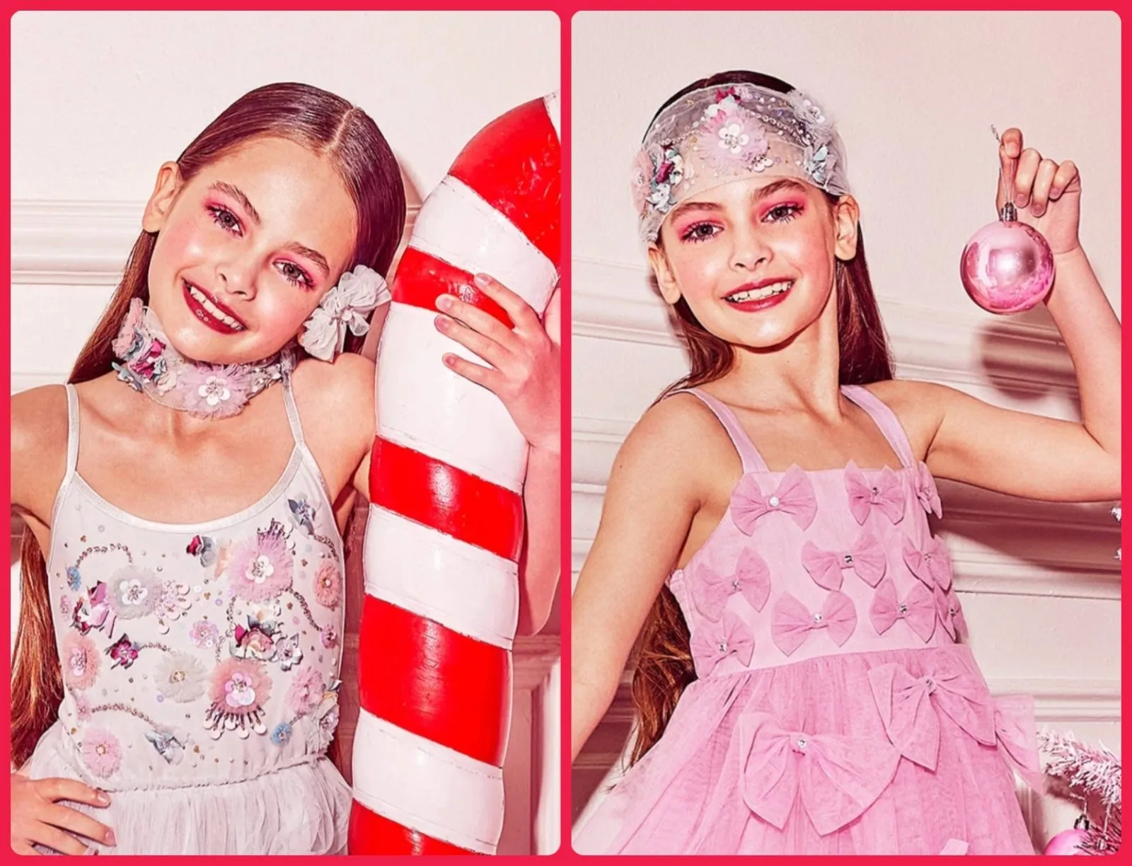 Tutu Du Monde Girls Holiday Blitzen Head or Neck Wrap