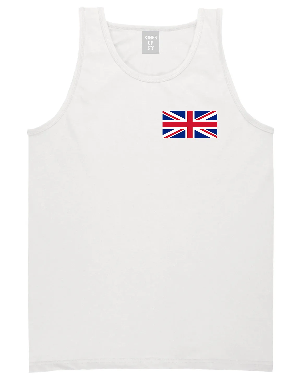 UK British Flag Chest Mens Tank Top Shirt