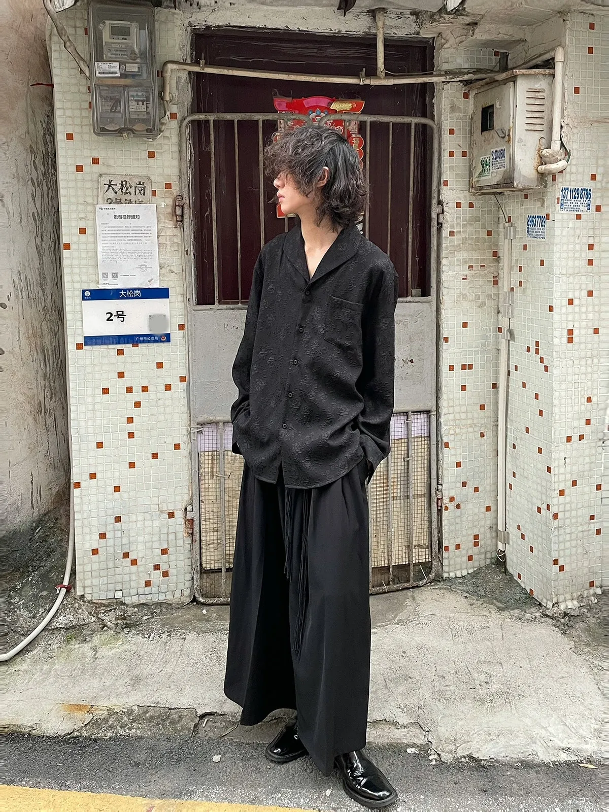 WLS Japanese Loose Casual Culottes Pants