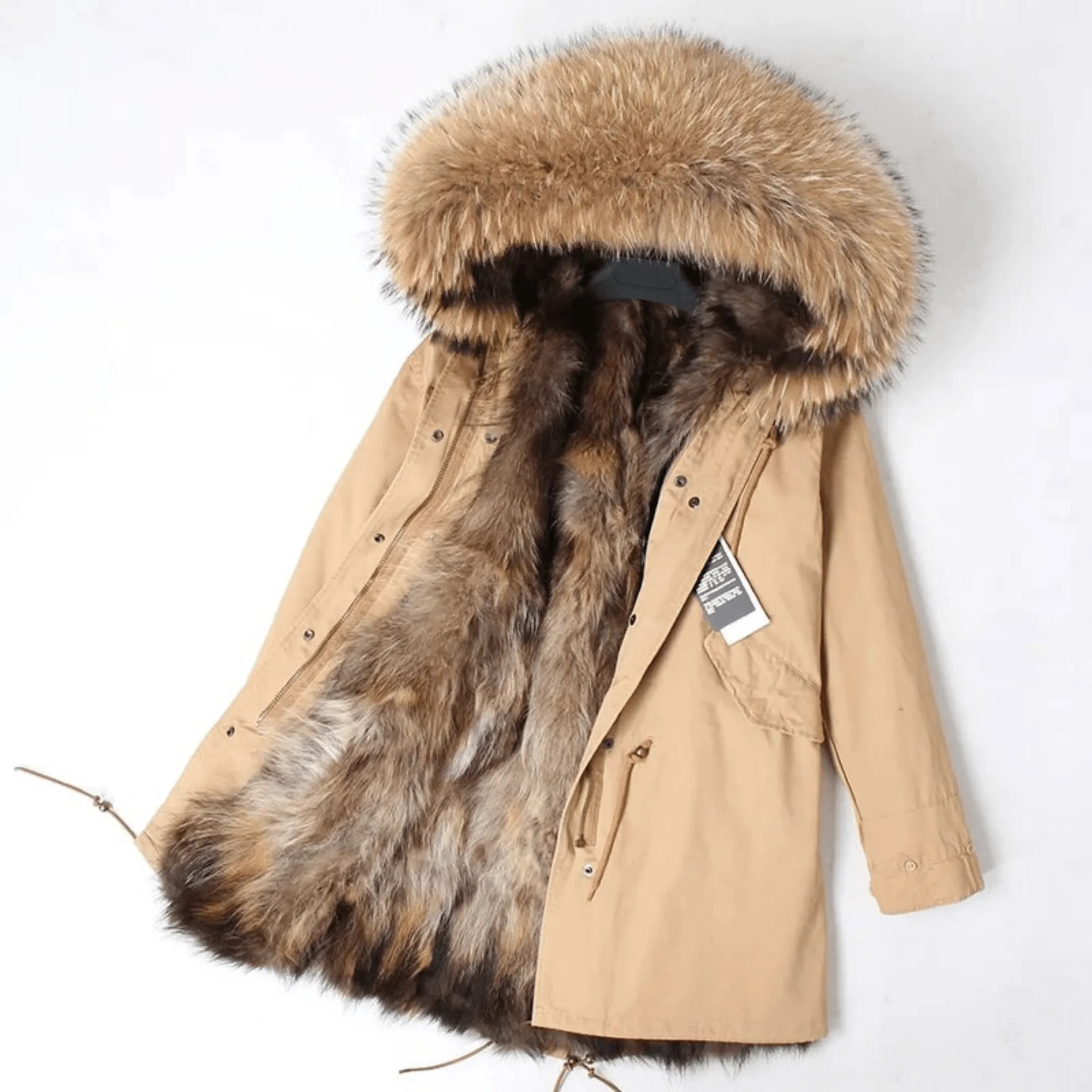 Women's Luxury Real Fur Waterproof Parka "Alpha Style"