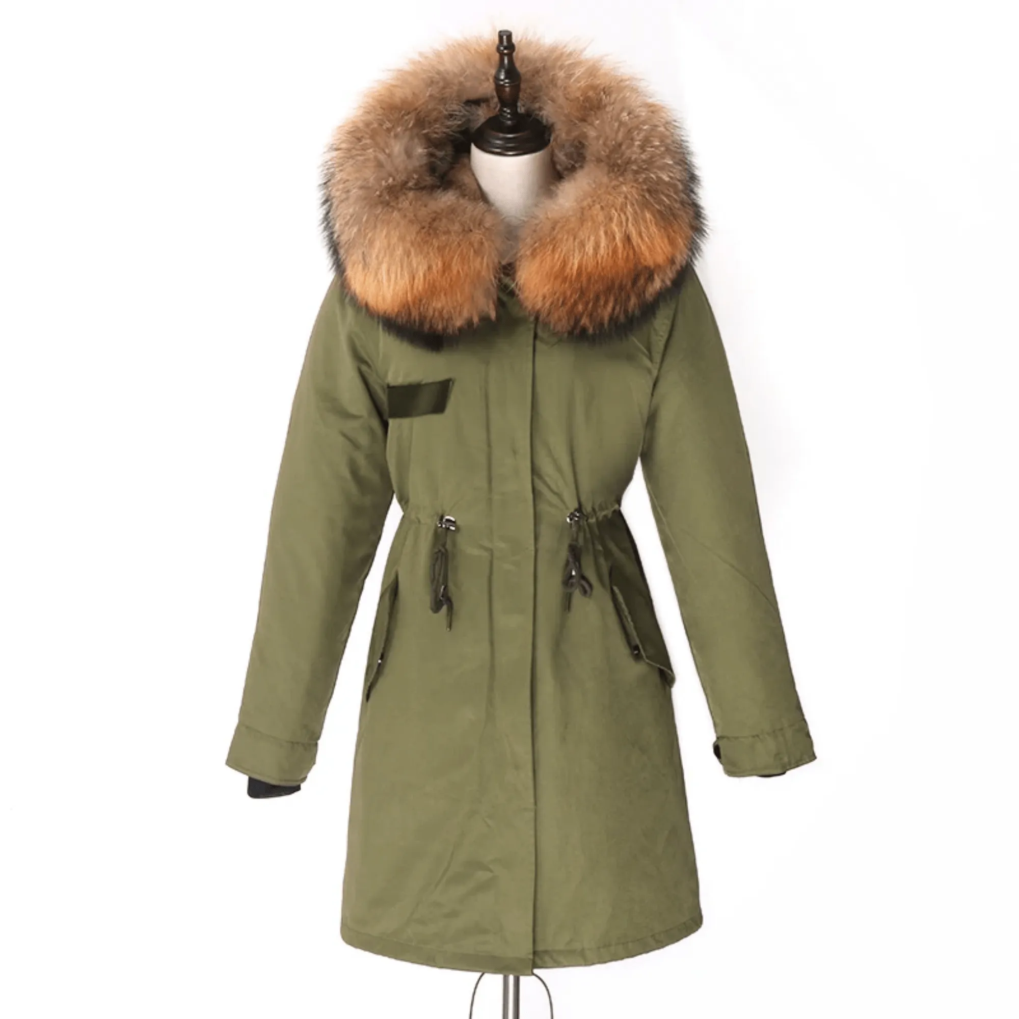 Women's Luxury Real Fur Waterproof Parka "Alpha Style"