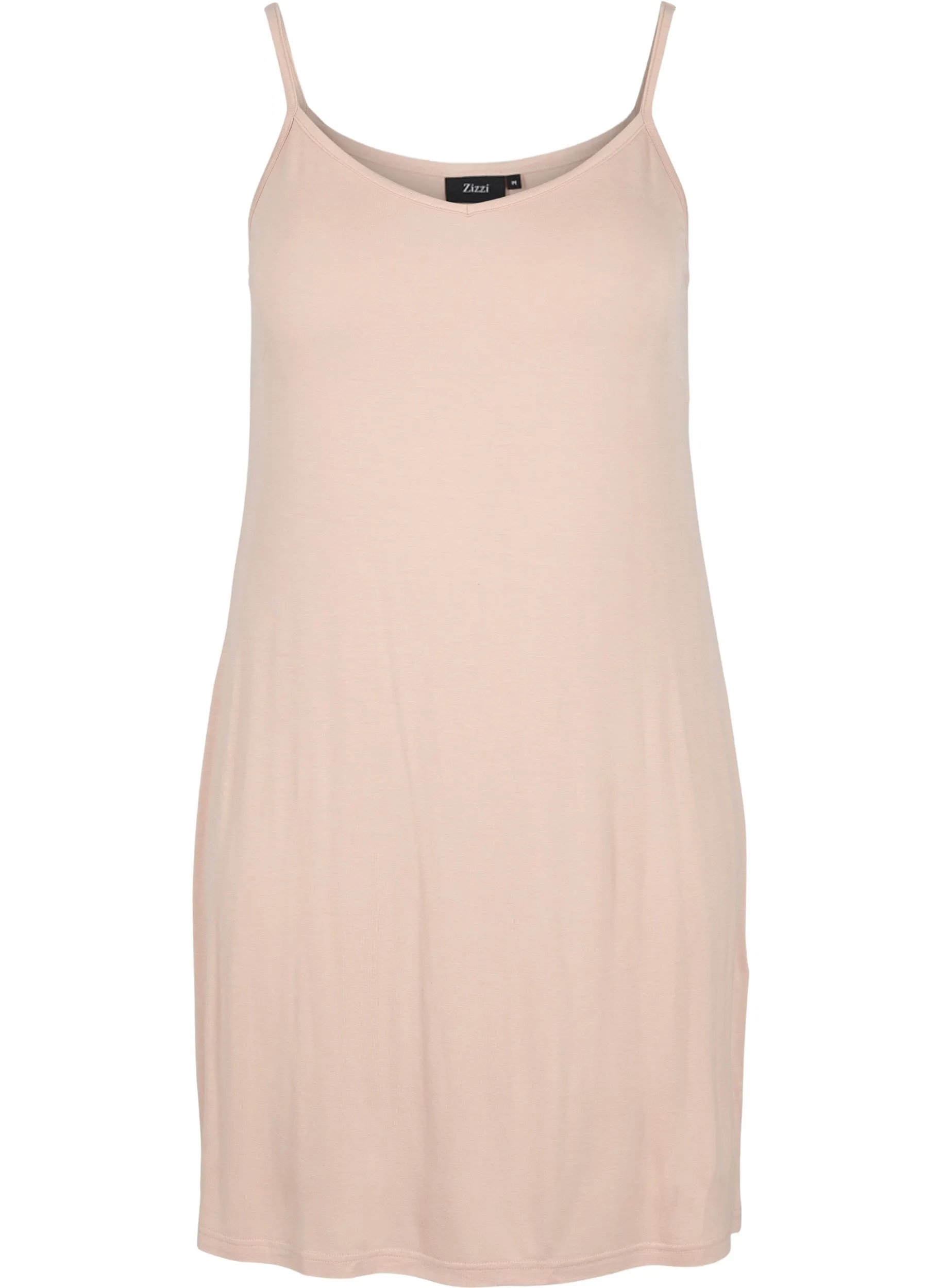 Zizzi Slip Dress in Nude